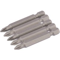Draper Pozi Screwdriver Bit PZ1 50mm Pack of 5 Draper Pozi Screwdriver Bit PZ1 50mm Pack of 5