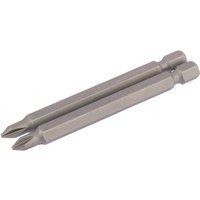 Draper Phillips Screwdriver Bit PH1 75mm Pack of 2 Draper Phillips Screwdriver Bit PH1 75mm Pack of 2