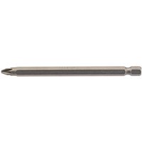 Draper Pozi Screwdriver Bit PZ2 100mm Pack of 1 Draper Pozi Screwdriver Bit PZ2 100mm Pack of 1