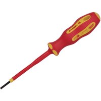 Draper Expert Ergo Plus VDE Insulated Parallel Slotted Screwdriver 2.5mm 75mm Draper Expert Ergo Plus VDE Insulated Parallel Slotted Screwdriver 2.5mm 75mm