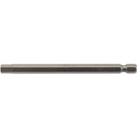 Draper Hex Screwdriver Bit Hex 6mm 100mm Pack of 1 Draper Hex Screwdriver Bit Hex 6mm 100mm Pack of 1
