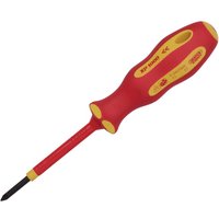 Draper Expert Ergo Plus VDE Insulated Pozi Screwdriver PZ0 60mm Draper Expert Ergo Plus VDE Insulated Pozi Screwdriver PZ0 60mm