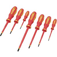 Draper Expert 7 Piece VDE Insulated Screwdriver Set Draper Expert 7 Piece VDE Insulated Screwdriver Set