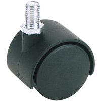 40mm Dia. Twin Nylon Castor - s.w.l 25Kg (65464) - Draper
