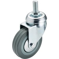 Draper Swivel Bolt Fixing Rubber Castor 75mm Draper Swivel Bolt Fixing Rubber Castor 75mm