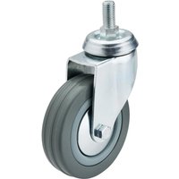 Draper Swivel Bolt Fixing Rubber Castor 100mm Draper Swivel Bolt Fixing Rubber Castor 100mm