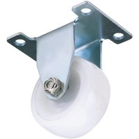 Draper Fixed Plate Fixing Nylon Wheeled Castor 50mm Draper Fixed Plate Fixing Nylon Wheeled Castor 50mm