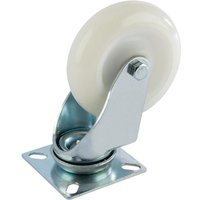 Draper Swivel Plate Fixing Nylon Wheeled Castor 100mm