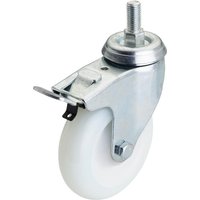 Draper Swivel Bolt Fixing Nylon Wheeled Casor and Brake 100mm Draper Swivel Bolt Fixing Nylon Wheeled Casor and Brake 100mm