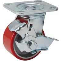 Draper Swivel Plate Fixing Heavy Duty Wheeled Casor and Brake 100mm Draper Swivel Plate Fixing Heavy Duty Wheeled Casor and Brake 100mm