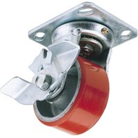 Draper Swivel Plate Fixing Heavy Duty Wheeled Casor and Brake 125mm