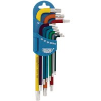Draper 9 piece Metric Coloured Extra Long Torx Key Set Draper 9 piece Metric Coloured Extra Long Torx Key Set