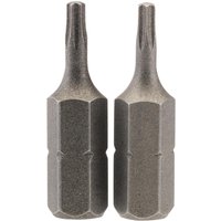 Draper Torx Screwdriver Bits T8 25mm Pack of 2 Draper Torx Screwdriver Bits T8 25mm Pack of 2