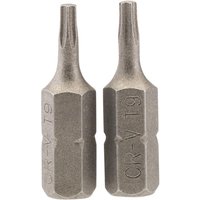 Draper Torx Screwdriver Bits T9 25mm Pack of 2 Draper Torx Screwdriver Bits T9 25mm Pack of 2