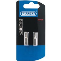 Draper Torx Screwdriver Bits T10 25mm Pack of 2 Draper Torx Screwdriver Bits T10 25mm Pack of 2