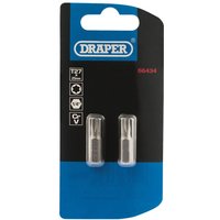 Draper Torx Screwdriver Bits T27 25mm Pack of 2 Draper Torx Screwdriver Bits T27 25mm Pack of 2
