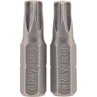 Draper Torx Screwdriver Bits T30 25mm Pack of 2 Draper Torx Screwdriver Bits T30 25mm Pack of 2