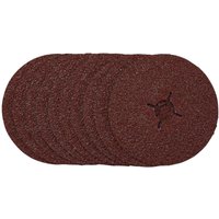 Draper Fibre Sanding Discs 125mm 125mm 24g Pack of 10 Draper Fibre Sanding Discs 125mm 125mm 24g Pack of 10