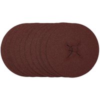Draper 68976 Fibre Sanding Discs, 125mm, 60 Grit, (Pack of 10)