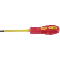 Draper Expert VDE Insulated Parallel Slotted Screwdriver 4mm 100mm Draper Expert VDE Insulated Parallel Slotted Screwdriver 4mm 100mm
