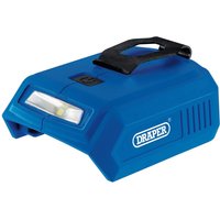 Draper LED Worklight and USB Adaptor for D20 20v Batteries