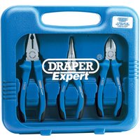 Draper Expert 3 Piece Soft Grip Heavy Duty Plier Set Draper Expert 3 Piece Soft Grip Heavy Duty Plier Set
