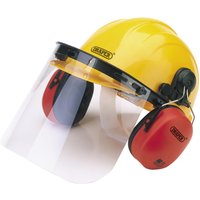 Draper Hard Hat Safety Helmet Visor and Ear Defenders Draper Hard Hat Safety Helmet Visor and Ear Defenders