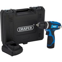 Draper CHD12VD 12v Cordless Combi Drill 1 x 1.5ah Li-ion Charger Case Draper CHD12VD 12v Cordless Combi Drill 1 x 1.5ah Li-ion Charger Case
