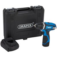 Draper D12VD 12v Cordless Drill Driver 1 x 1.5ah Li-ion Battery Charger Case Draper D12VD 12v Cordless Drill Driver 1 x 1.5ah Li-ion Battery Charger Case