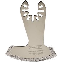 Draper OIS Oscillating Multi Tool Diamond Grout and Mortar Blade 52mm Pack of 1 Draper OIS Oscillating Multi Tool Diamond Grout and Mortar Blade 52mm Pack of 1