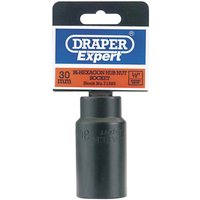 Draper Expert 1/2" Drive Bi Hexagon Impact Hub Nut Socket Metric 1/2" 30mm Draper Expert 1/2" Drive Bi Hexagon Impact Hub Nut Socket Metric 1/2" 30mm