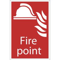 Draper Fire Point Sign 200mm 300mm Standard Draper Fire Point Sign 200mm 300mm Standard