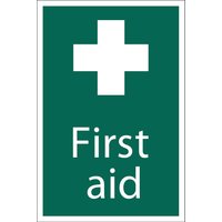 Draper First Aid Sign 200mm 300mm Standard Draper First Aid Sign 200mm 300mm Standard