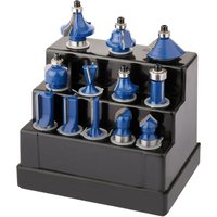 Draper 12 Piece 1/2" Router Bit Set Draper 12 Piece 1/2" Router Bit Set