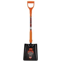 Draper Expert Square Mouth Shovel, Fully Insulated Solid Forged Draper Expert Square Mouth Shovel, Fully Insulated Solid Forged