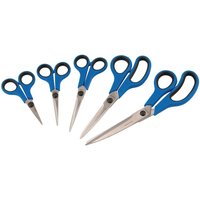 Draper 5 Piece Soft Grip Household Scissor Set