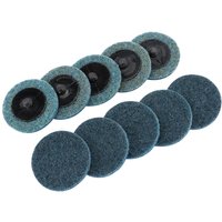 Draper Polycarbide Abrasive Pad Disc 50mm 50mm Fine Pack of 10 Draper Polycarbide Abrasive Pad Disc 50mm 50mm Fine Pack of 10
