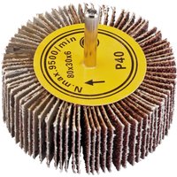 Draper Abrasive Flap Wheel 80mm 30mm 40g Draper Abrasive Flap Wheel 80mm 30mm 40g