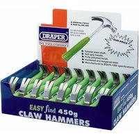 Draper Easy Find Claw Hammer 450g Draper Easy Find Claw Hammer 450g