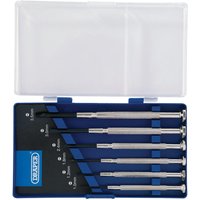 Draper 6 Piece Slotted Precision Screwdriver Set Draper 6 Piece Slotted Precision Screwdriver Set