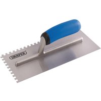 Draper Soft Grip Adhesive Spreading Trowel 11" Draper Soft Grip Adhesive Spreading Trowel 11"