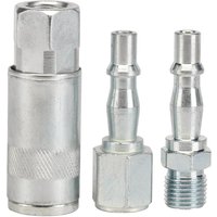 Draper 3 Piece 1/4" BSP Air Line Coupling Adaptor Set Draper 3 Piece 1/4" BSP Air Line Coupling Adaptor Set