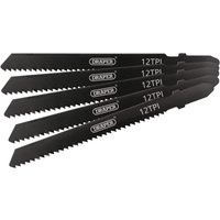 Draper DT119B 92mm Jigsaw Blade Set – 5 Pieces for Versatile Cutting Applications