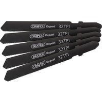 Draper Expert 5 Piece DT118G Jigsaw Blade Set Draper Expert 5 Piece DT118G Jigsaw Blade Set