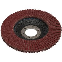 Draper Aluminium Oxide Flap Discs 115mm 60g Pack of 1 Draper Aluminium Oxide Flap Discs 115mm 60g Pack of 1