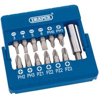 Draper 13 Piece Magnetic Bit Screwdriver Set Draper 13 Piece Magnetic Bit Screwdriver Set