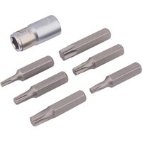 Draper Expert 7 Piece Torx Bit and Bit Holder Set