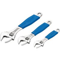 Draper 3 Piece Adjustable Spanner Set Draper 3 Piece Adjustable Spanner Set