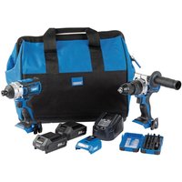 Draper 4 Piece 20v D20 Cordless Fix N Go Power Tool Kit 2 x 2ah Li-ion Battery Charger Bag & Accessories Draper 4 Piece 20v D20 Cordless Fix N Go Power Tool Kit 2 x 2ah Li-ion Battery Charger Bag & Accessories