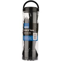 Draper Assorted Black Nylon Cable Ties Pack of 650 Draper Assorted Black Nylon Cable Ties Pack of 650